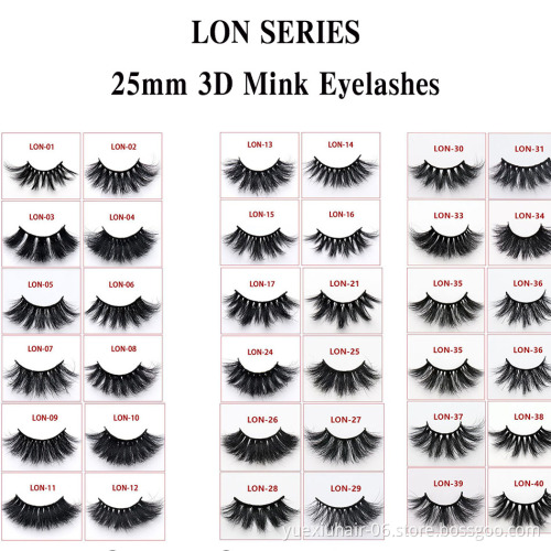 Celie Private Label Free Design Logo Free Sample 3D Real Mink Fur Eyelashes Luxury Mink Eyelashes